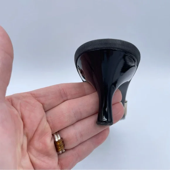 Salvatore Ferragamo Shoes 8 1/2 Black/Pink - Picture 12 of 16